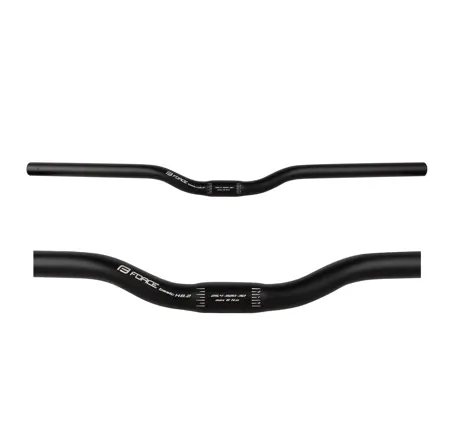 handlebar F BASIC H8.2 rised 25,4/620mm Al,m.black