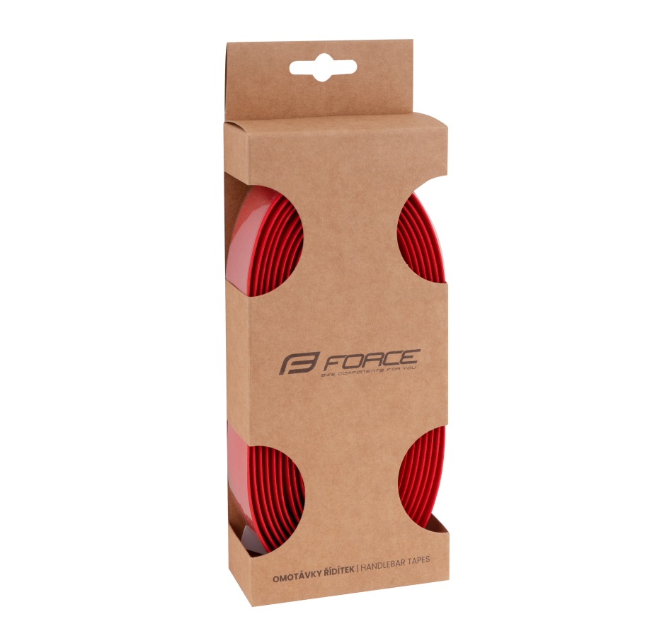 handlebar tapes FORCE cork, red