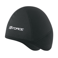 hat/cap under helmet FORCE winter, black 