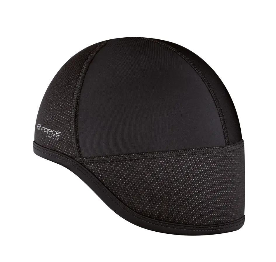hat under helmet FORCE FREEZE winter, black