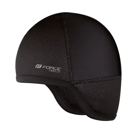 hat under helmet FORCE FREEZE winter, black
