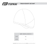hat under helmet FORCE FREEZE winter, black