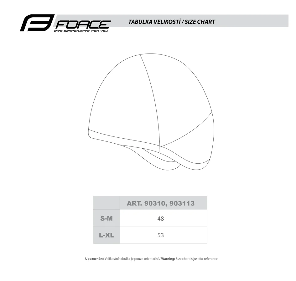 hat under helmet FORCE ICY winter, black 
