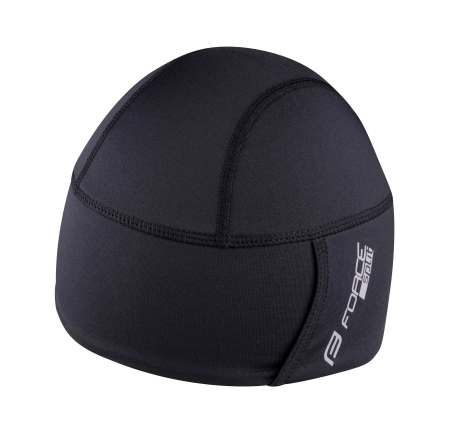 hat under helmet FORCE SPLIT warm, black