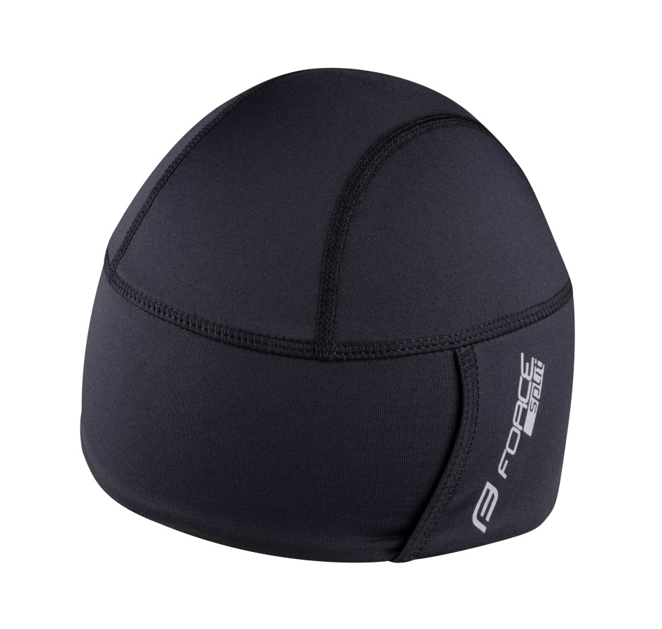 hat under helmet FORCE SPLIT warm, black