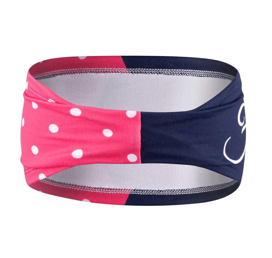 headband FORCE POINTS sport narrowed,pink-blue UNI