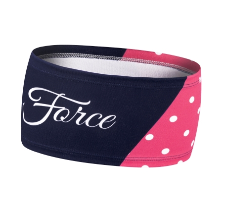 headband FORCE POINTS sport narrowed,pink-blue UNI