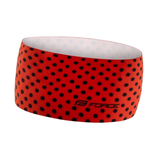 headband FORCE POINTS sport wide, red UNI