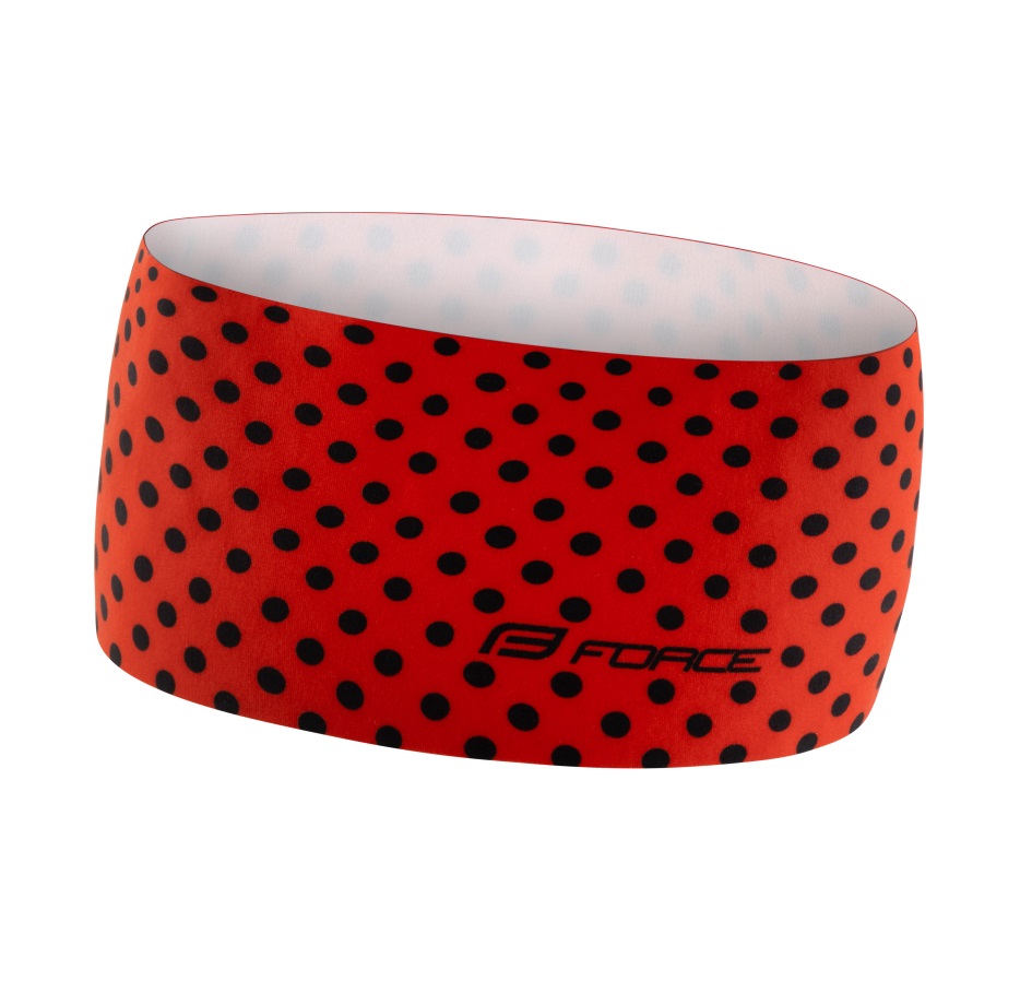 headband FORCE POINTS sport wide, red UNI