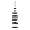 headset FORCE AHEAD 1 1/8'' Fe, black
