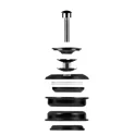 headset FORCE AHEAD 1 1/8'' semi-integ. Fe, black