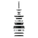 headset FORCE TAPER semi-integ. 1 1/8''-1 1/2'' bl