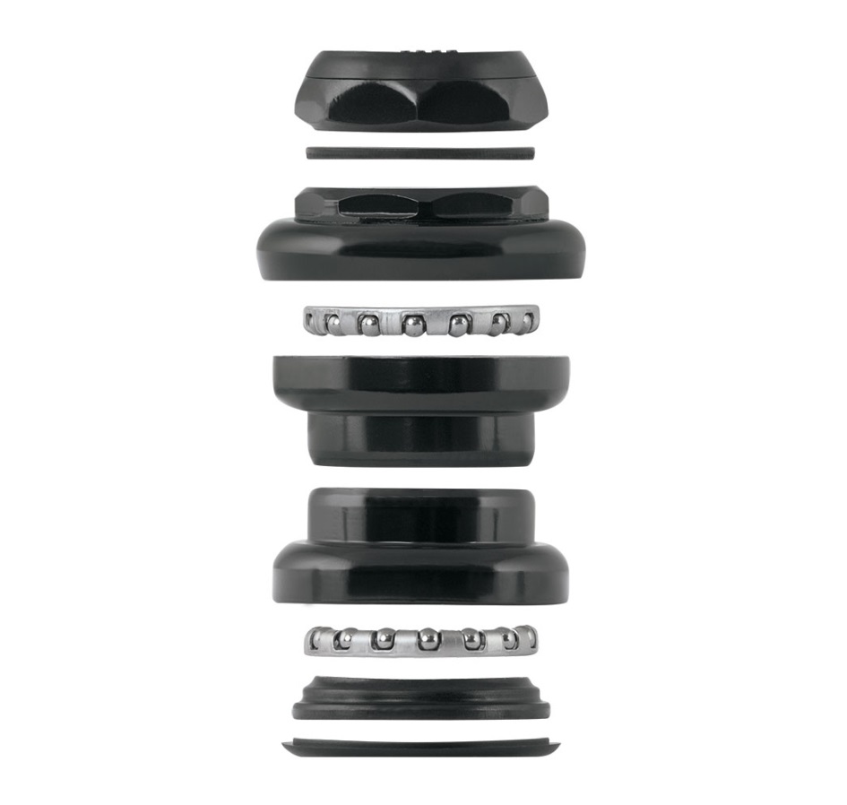 headset FORCE threaded 1 1/8'' Fe, black