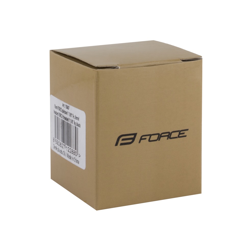 headset FORCE threaded 1 1/8'' Fe, black