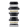 headset FORCE threaded 1 1/8'' Fe, black