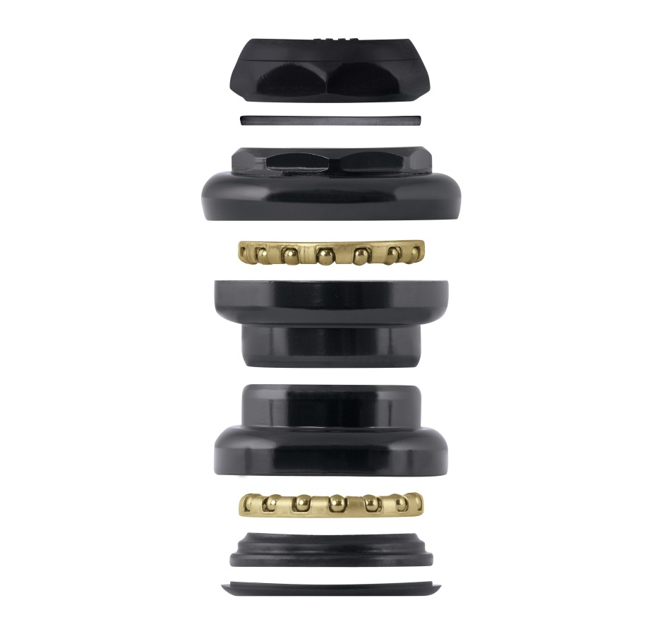 headset FORCE threaded 1 1/8'' Fe, black