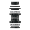 headset FORCE threaded 22,2mm 1" steel, black
