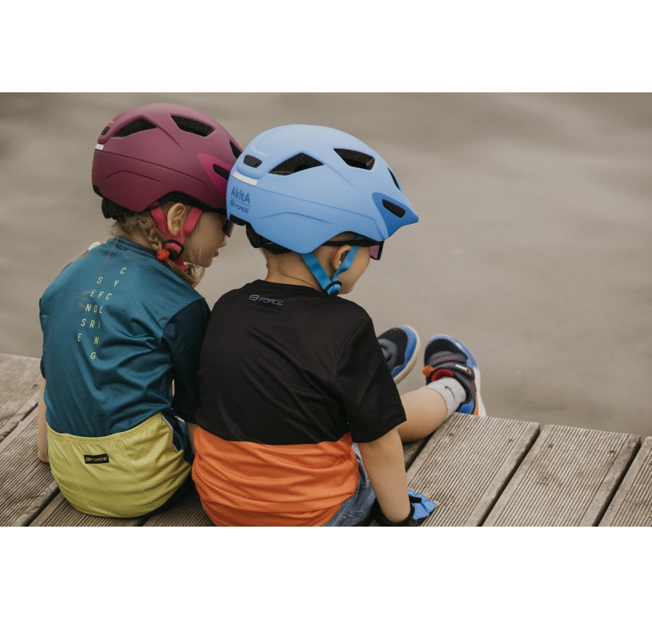 helmet FORCE AKITA junior, blue