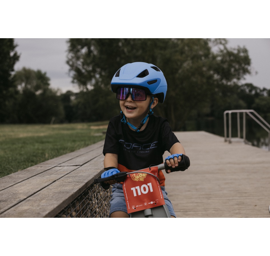 helmet FORCE AKITA junior, blue