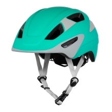 helmet FORCE AKITA junior, turquoise-grey