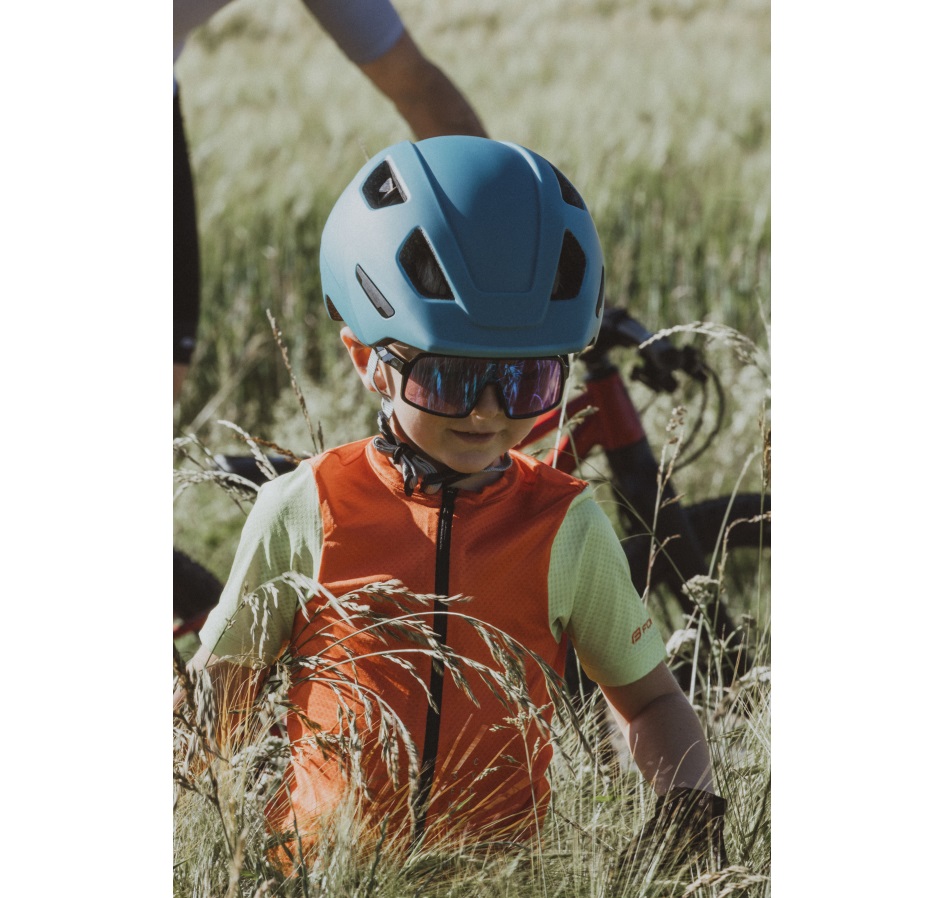 helmet FORCE AKITA junior, turquoise