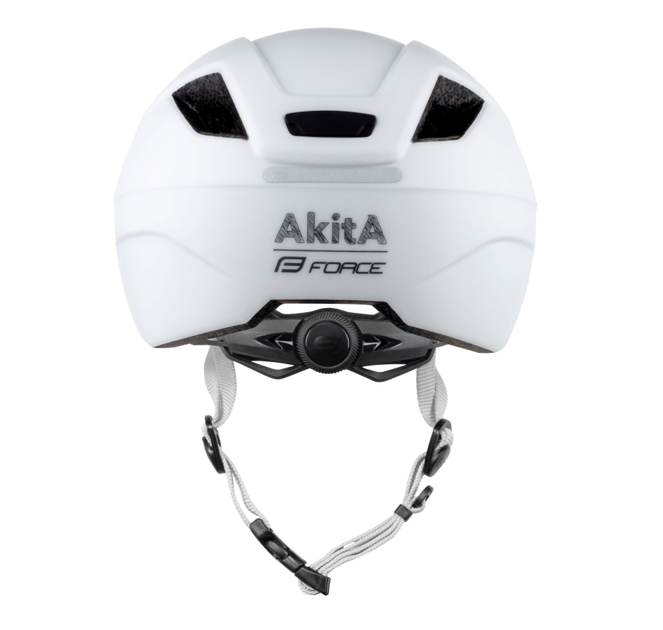 helmet FORCE AKITA junior, white