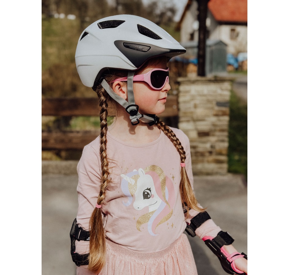 helmet FORCE AKITA junior, white