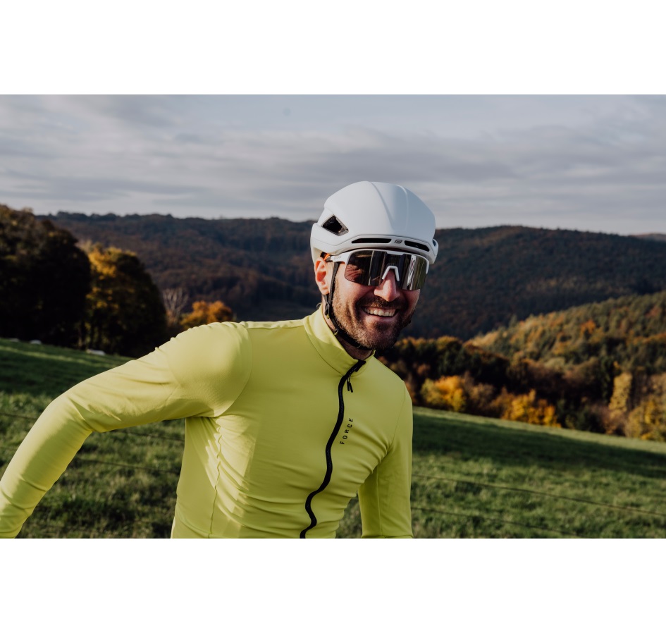 helmet FORCE ALVARO AERO, white