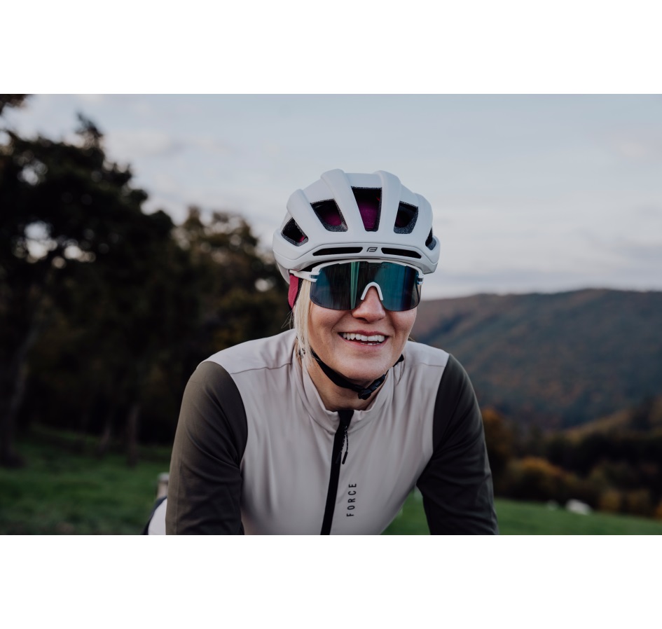 helmet FORCE ALVARO, white