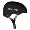 helmet FORCE BMX, matt black 