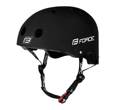 helmet FORCE BMX, matt black 