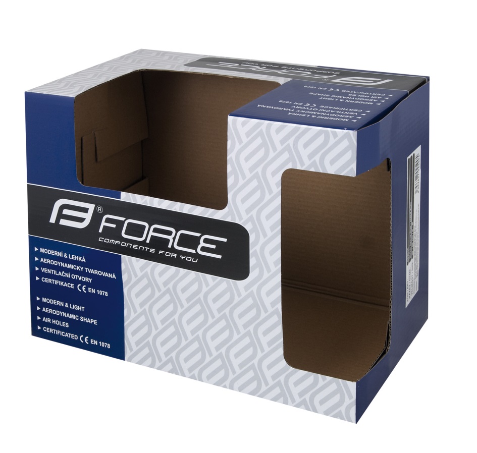 helmet FORCE BULL, black-fluo