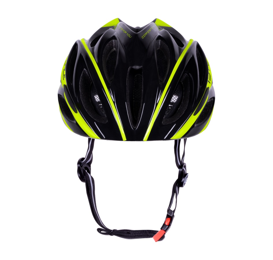 helmet FORCE BULL, black-fluo