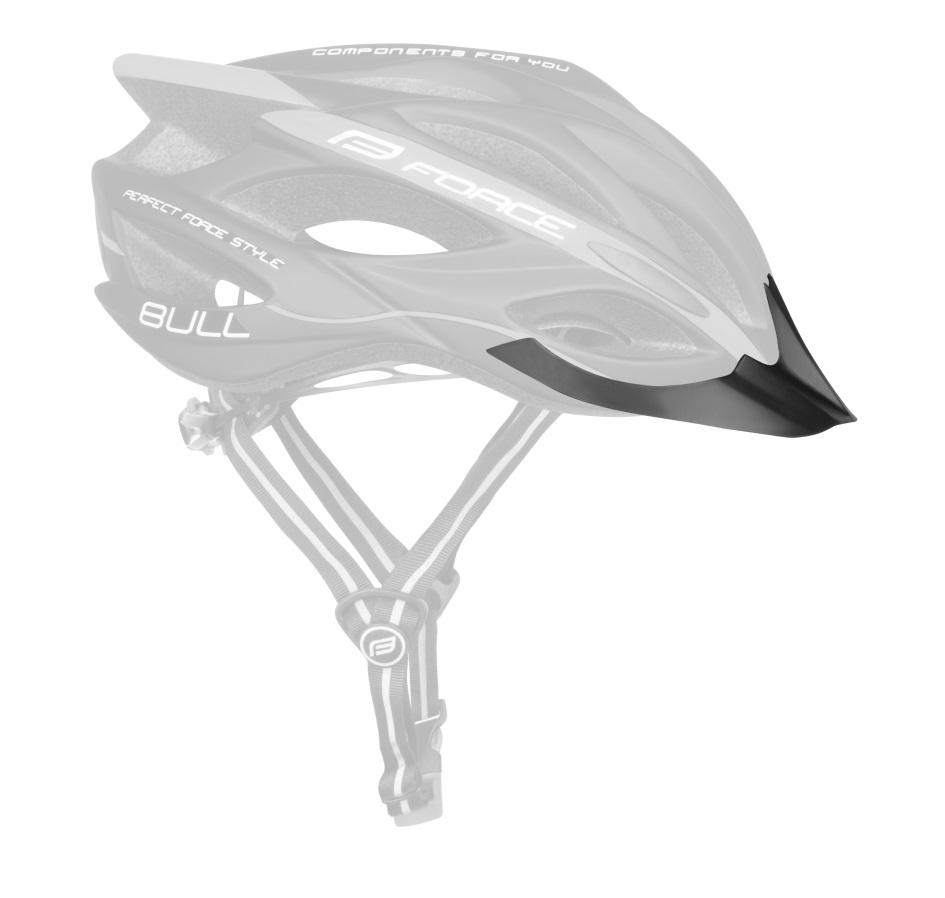helmet FORCE BULL, black-fluo