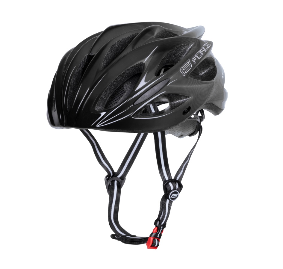 helmet FORCE BULL HUE, black-grey