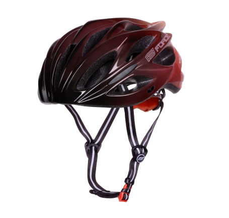 helmet FORCE BULL HUE, black-red