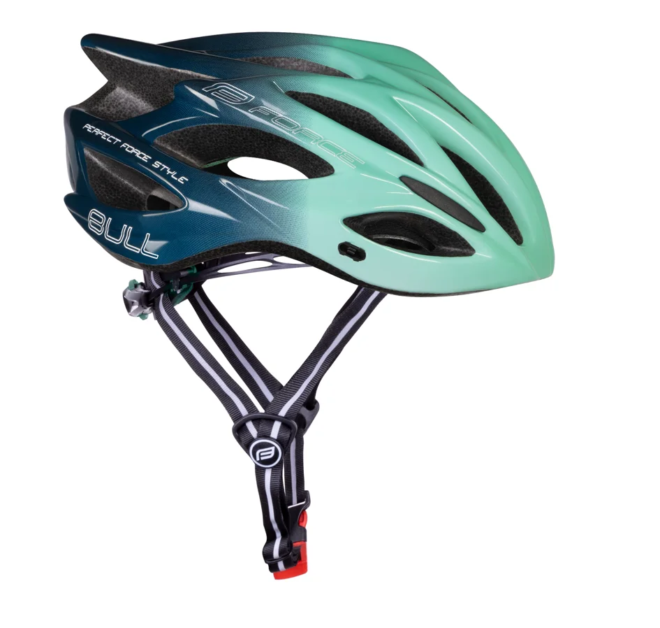 helmet FORCE BULL HUE, mint-navy blue