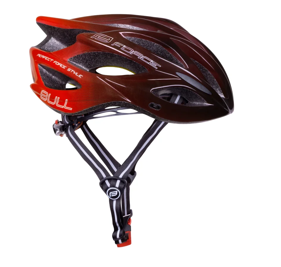 helmet FORCE BULL HUE MIPS, black-red