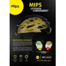 helmet FORCE BULL HUE MIPS, white-black