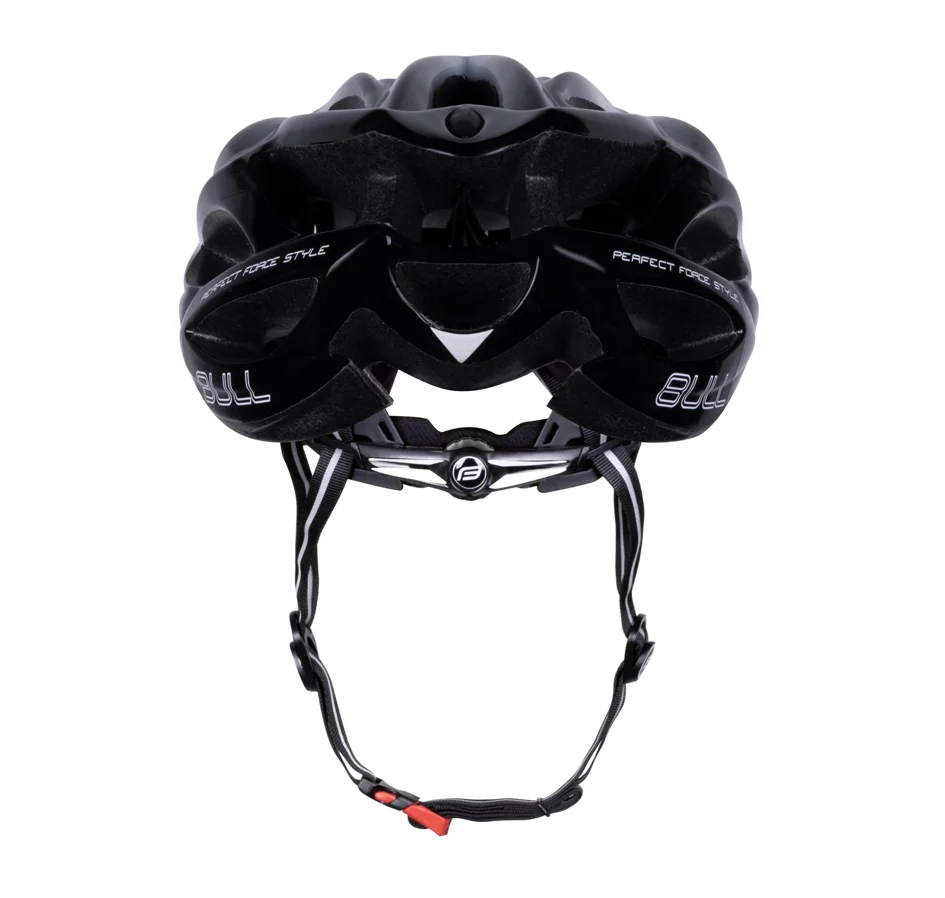 helmet FORCE BULL HUE, white-black