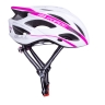 helmet FORCE BULL, white-pink