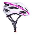 helmet FORCE BULL, white-pink