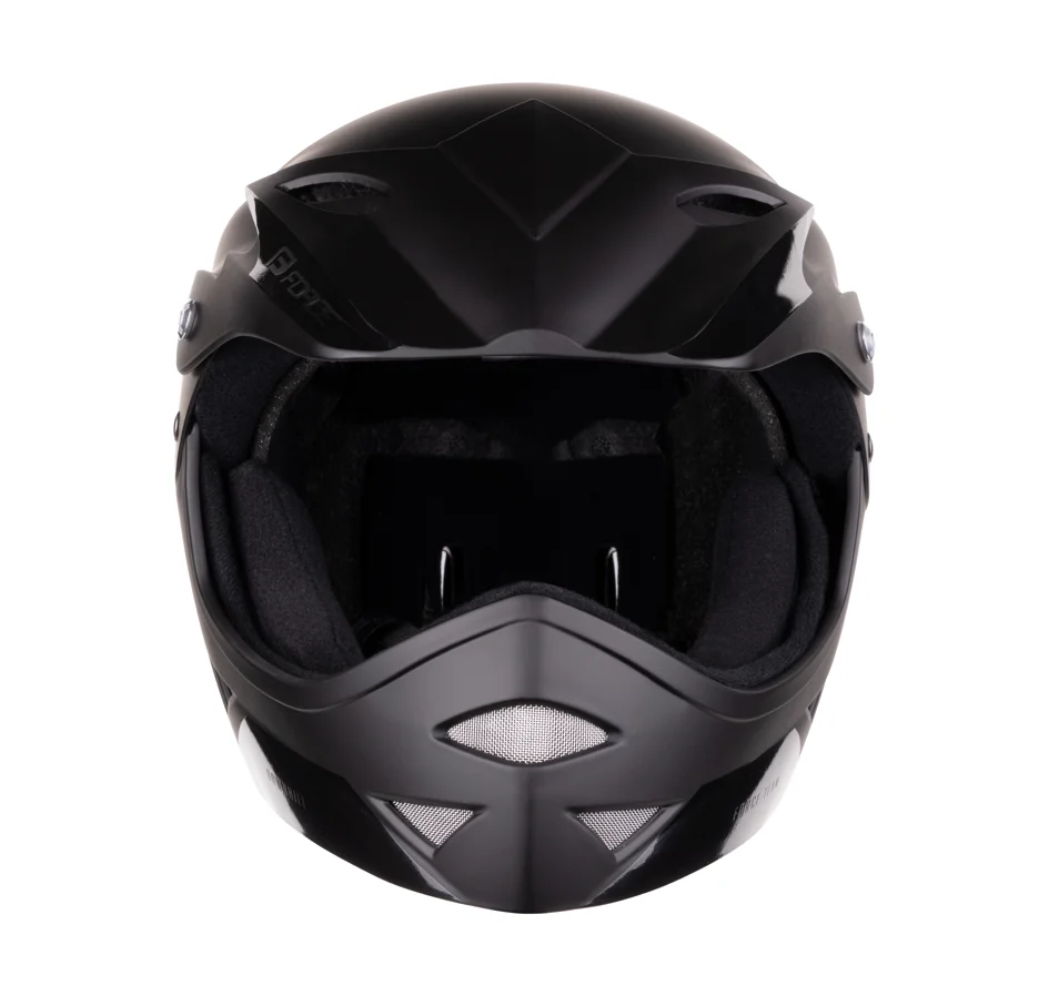 helmet FORCE DOWNHILL junior, matt black S - M