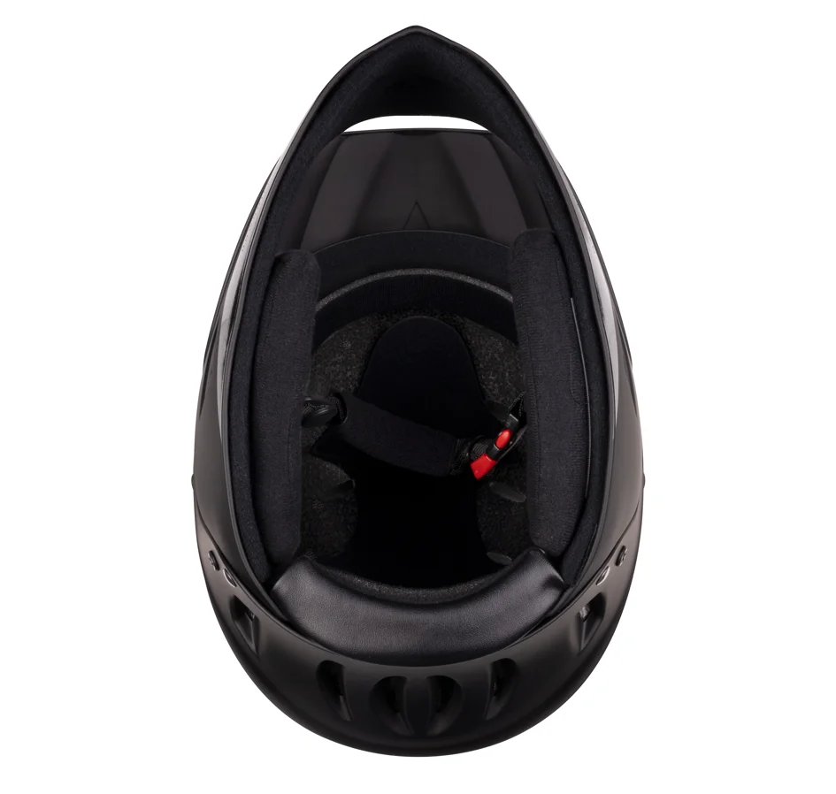 helmet FORCE DOWNHILL junior, matt black S - M