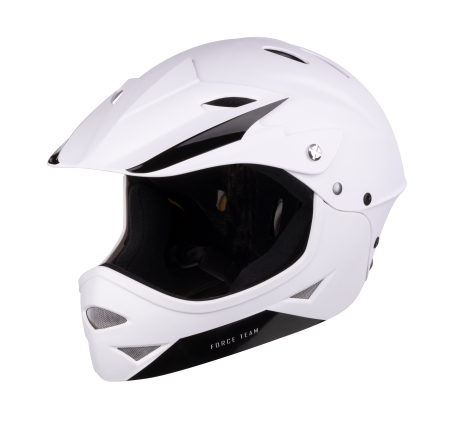 helmet FORCE DOWNHILL junior, matt white S - M