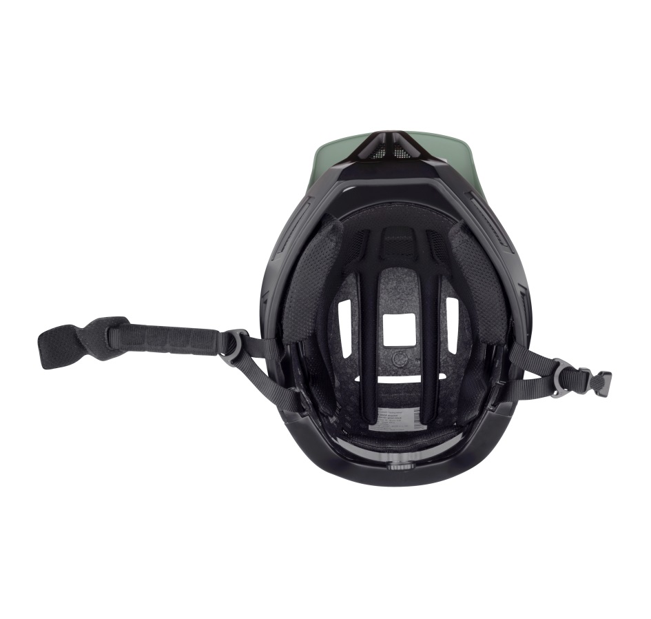 helmet FORCE DROP downhill, green-black