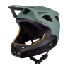 helmet FORCE DROP downhill, green-black XS-S