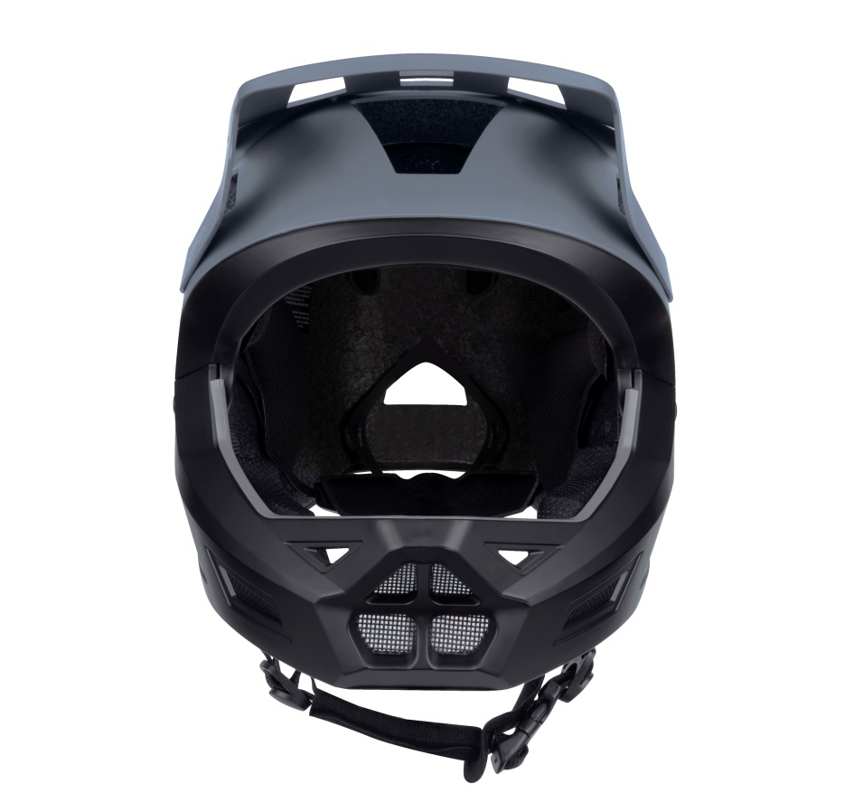 helmet FORCE DROP downhill, grey-black