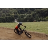 helmet FORCE DROP downhill, grey-black