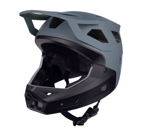 helmet FORCE DROP downhill, grey-black